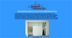 Desktop Screenshot of closets-unlimited.com